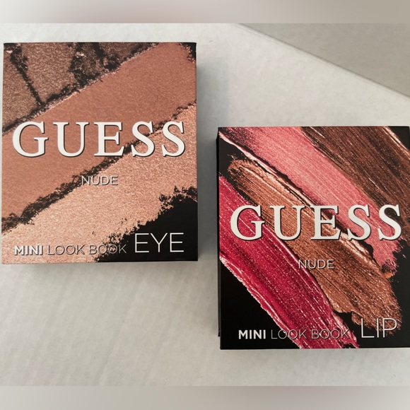 2 GUESS PALETTES. MINI LOOK-BOOK FOR EYES And LIPS. NUDE TONES. NEW. Unopened. - Picture 5 of 15